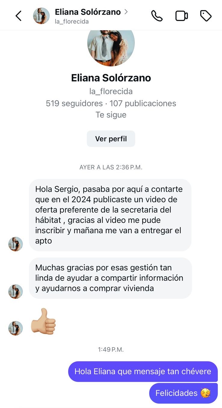 Testimonio de Estudiante de formación